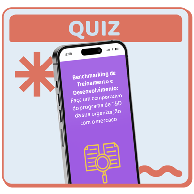 AGRADECIMENTO QUIZ Benchmarking de Treinamento e Desenvolvimento Faça um comparativo do programa de T&D da sua organização com o mercado